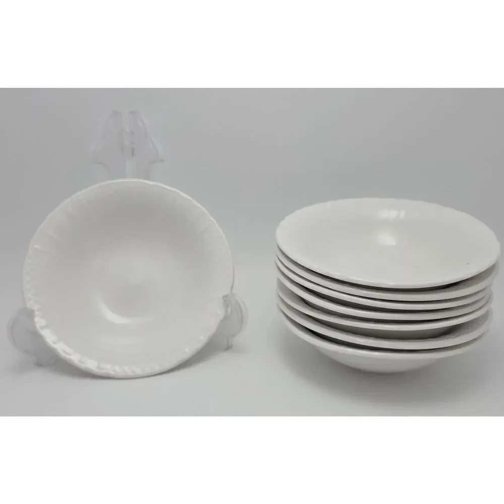 Farberware 5” Berry Bowls Set Of 8 Lattice White 4482
